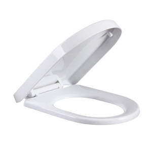 Siège de toilette en PP pas cher pour WC, couvercle de siège en forme de U, fermeture douce, pour le marché américain, norme américaine, 100% PP - Product Image 2