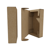 Dossiers en carton brun recyclables personnalisés, design à rabat, robustes, pour insertion en avion, pour haut-parleurs de téléphone portable et électronique grand public
