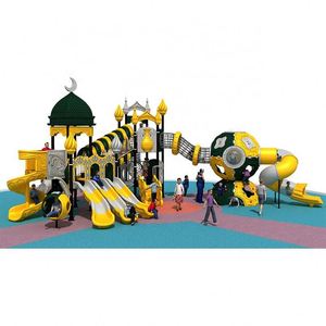 Customized Popular Kids <b>Plastic</b> Outdoor Playground Climbing Net Tube <b>Slide</b> for Amusement Park - Product Image 4