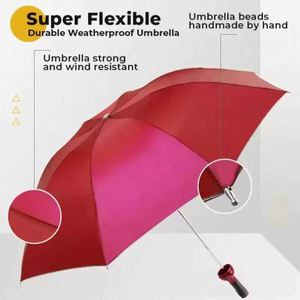 Wholesale Folding for Promotional Business Gift Umbrellas With Custom Logo - Product Image 5