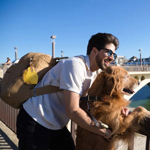 HanYang OEM Custom Portable Pet Snack Bag Outdoor <span class=keywords><strong>Dog</strong></span> Food Pouch Canvas <span class=keywords><strong>Dog</strong></span> Food Storage Bag coulisse <span class=keywords><strong>Dog</strong></span> Treat Training Bag - Product Image 5