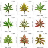 Plantes tropicales artificielles en pot, réalistes, écologiques, pour la décoration intérieure/extérieure, la maison, le bureau, le jardin, les mariages modernes.