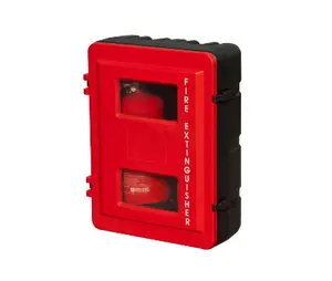 Горячая Распродажа! Высококачественный прочный пластиковый шкаф безопасности огнетушителя для различных весовых огнетушителей прочный