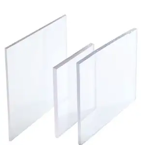 1/4英寸 (12英寸x 24英寸) 透明聚碳酸酯实心板，用于标牌、展示柜、水族箱盖、温室