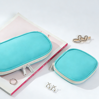 Pochette à bijoux portable 21*12CM, sac de rangement solide pour bracelets et colliers, emballage pour boucles d'oreilles, cadeaux pour femme et fille en voyage