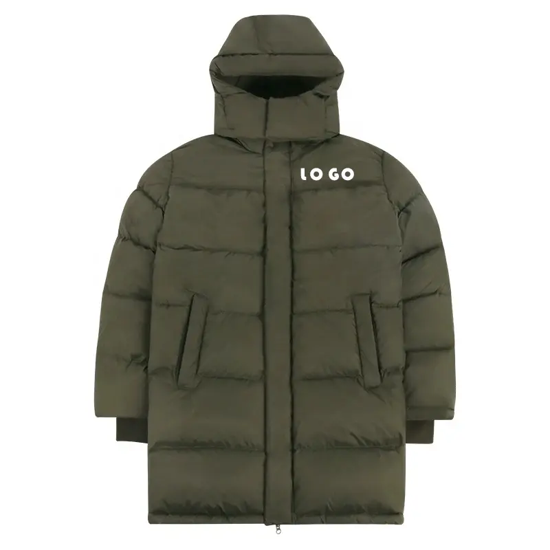 �� Jaqueta de inverno masculina ultraleve, casaco com capuz manga comprida tipo parka, para inverno