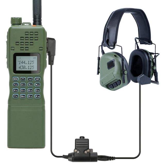 HD003-1 Helmet Headset Noise Reduction for Kenwood Baofeng Walkie Talkie Tactical Helmet Headset M2620