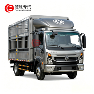 Prix d'usine Dongfeng 4x2 150HP 4.2M 5 tonnes <span class=keywords><strong>Camion</strong></span> de transport de marchandises diesel à ridelles pour le transport de bétail, volailles, légumes et fruits - Product Image 1