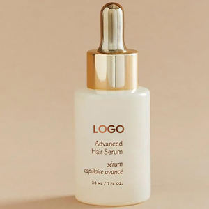 OEM ODM 50ml bouteille en verre rose biotine VB5 romarin aide à la croissance des cheveux sérum huile - Product Image 4