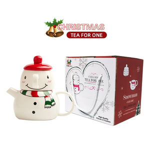 Ensemble cadeau de Noël au design populaire et nouveau, avec un logo imprimable, service à thé. Un pot et une tasse de Noël - Product Image 6