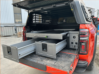 Système de cuisine coulissante pour pick-up avec tiroir et glissière de réfrigérateur intégrée pour Hilux Ranger Raptor