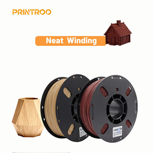 خيوط طباعة ثلاثية الأبعاد جديدة وملونة من PRINTROO، إصدارات جديدة، قطر 1.75 مم، وزن 1 كجم/لفة، خيوط بلاستيكية PLA للطابعات ثلاثية الأبعاد، قضبان بلاستيكية، خيوط PLA بمظهر الخشب - Product Image 4