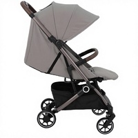 Poussette bébé pliable automatique légère en alliage d'aluminium, capacité de charge 20 kg, pour avion, 0-3 ans, vente chaude