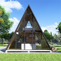 Villa préfabriquée de luxe moderne, structure en acier léger certifiée CE, structure imperméable, kits de maisons préfabriquées Villacampa Chine