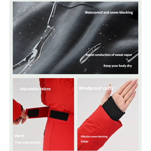 <span class=keywords><strong>Combinaison</strong></span> de <span class=keywords><strong>ski</strong></span> professionnelle pour <span class=keywords><strong>femme</strong></span>, hiver, extérieur, imperméable, respirante, tissu 3L, élégante, coupe ajustée - Product Image 3