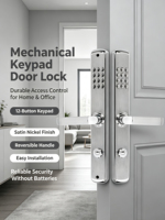 Poignée de porte intelligente sans clé personnalisée VICAN en alliage d'aluminium, serrure de porte intelligente Cloud WiFi Tuya Smart App pour acier inoxydable