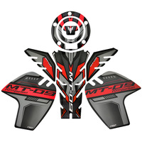 Autocollant de réservoir de carburant ISURE MT 09 Accessoire de voiture et de moto de sport antidérapant en os de poisson fabriqué en matériau durable