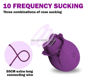 SacKnove incroyable 3 en 1 G Spot 10 vitesses vibrant impulsion gode télescopique rotatif succion Rose Sex Toy vibrateur pour femme - Product Image 4