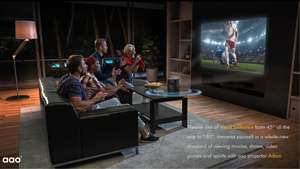 Aao YG483 casa Android 9,0 smart proyector LED full HD 1080P 3D WiFi proyector - Product Image 2