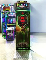 Machine d'amusement de boxe de poinçonnage de sports de boxe à pièces Machine de jeu d'arcade de sport simulateur d'arcade de boxe