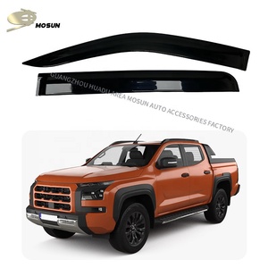 Pmma กระบังหน้าต่างสำหรับ Mitsubishi Triton L200 <span class=keywords><strong>2023</strong></span> + ที่บังแดดระบายอากาศ, ที่บังลมกันฝน2024 2025 - Product Image 1