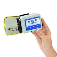 Imprimante thermique à jet d'encre portable E Yaomatec 12,7 mm, mini imprimante portable pour codes QR, codes-barres, dates, logos, étiquettes de date d'expiration