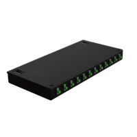 Penjualan Terlaris untuk Kotak Terminasi Serat Optik FTTH 19 Inch Rack Mount 12 Core FC-APC, Peralatan Panel Patch Serat Optik
