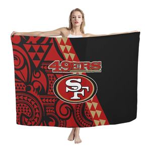 Paréo de plage imprimé fleurs, Sarong personnalisé, vêtements de plage, motif Floral - Product Image 5