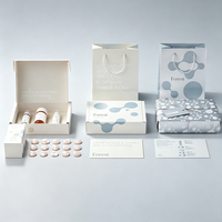 Coffret Cadeau Cosmétique Écologique Forest Packing avec Insert et Sac de Transport pour Emballage de Vente au Détail de Produits de Soin et de Beauté