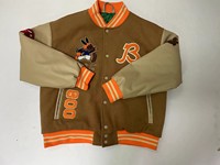 Vente en gros de patchs de logo pour vêtements de rue personnalisés, camionneurs de baseball, balle de base Letterman blanche vierge, veste universitaire unie en cuir