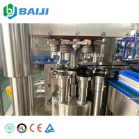 Machine de remplissage, de scellage et d'emballage de boissons gazeuses en canettes d'aluminium GF12-4 Standard 473ml 4000cph