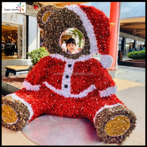 Décoration de Noël extérieure, motif en forme d'ours lumineux à LED pour la fête de la Saint-Valentin - Product Image 4