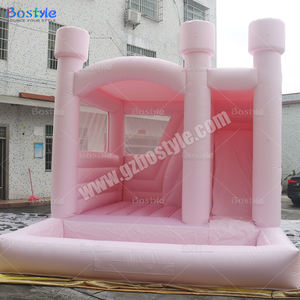 Château gonflable de parc Offre Spéciale Maison gonflable de rebond Videur gonflable rose <span class=keywords><strong>Jexu</strong></span> Gonflable Château sautant Glissière - Product Image 1