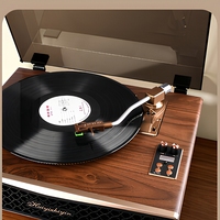Tourne-disque intégré avec système audio HiFi sans fil Bluetooth