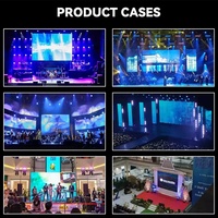 Écran LED pour mur vidéo de scène d'église, intérieur/extérieur, panneaux de pixels P1.56, P2.6, P3.91, P4.81, pour la location