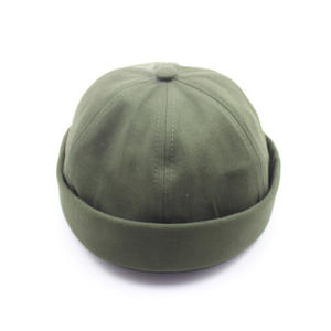 Bonnet de pêcheur Vintage Leon pour homme et <span class=keywords><strong>femme</strong></span>, pour pêcheur, marin, personnalisé, sans visière, accessoire en cuir, avec motif de crâne, - Product Image 2