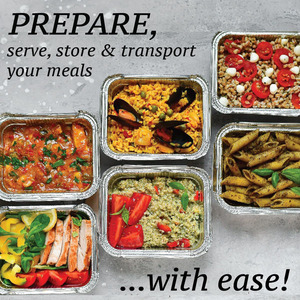 300ml 1000ml 6 by 4 Inches Oem Logo Biodegradable Silver <b>Small</b> Big Foil Tray Aluminum Foil Food Packing Foil <b>Container</b> with Lids - Product Image 4