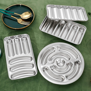 304 Stainless Steel <b>Sausage</b> Mold Rectangular And Circular For Grilled Hot Dog Baby Food DIY Molds Dishwasher Safe - Product Image 1
