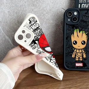 Cover Protettiva Completa in TPU Morbido Anti-caduta Antiurto con Design Cartone Animato Supereroe Spider-Man per iPhone 17 16 15 14 13 Pro Max - Product Image 4