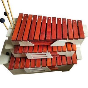 Xylophone en bois à 13 notes, gamme haute-moyenne-basse, instrument de percussion Orff, boîte à résonance, jouet musical pour enfants et jeunes pour la performance musicale - Product Image 4