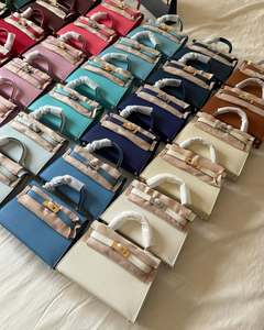 2025 New Trendy Mini High Quality Top Epsom Leather Genuine Cowhide Satchel Casual Palm Print Design Crossbody Wedding <strong>Handbag</strong> - Product Image 5
