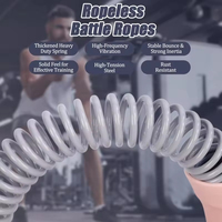 Corde de combat sans corde réglable et hautement élastique pour entraînement de force à domicile