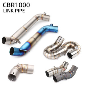 2004-2007 <span class=keywords><strong>CBR1000</strong></span> 2008-2012 Tuyau de liaison d'échappement à section centrale en acier inoxydable pour moto État neuf - Product Image 1