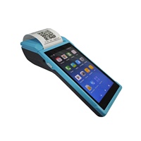 Terminal de point de vente portable Android 12, écran tactile de 5,5 pouces avec imprimante thermique de 58 mm, scanner de codes-barres QR, 4G WiFi BT