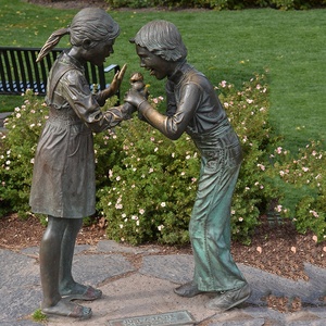 Популярная секс-статуя в натуральную величину для мальчиков и девочек, Прыгающая лошадь, скульптура D & Z - Product Image 4