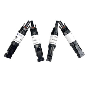 Pntech ขั้วต่อสายไฟฟ้ากันน้ำ IP65ขั้วต่อไฟฟ้ากระแสตรง1000V ขั้วต่อทองแดงดีบุกตัวผู้และตัวเมียสำหรับระบบสุริยะ - Product Image 5