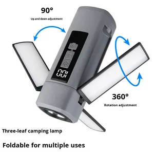 New Outdoor Multifunctional Rechargeable Telescopic Foldable Camping Lamp with Hanging Function for Tent and Campsite Use - Product Image 1