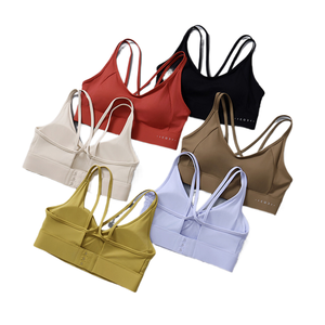 Nouvel Arrivage Soutien-gorge de Sport à Bretelles Doubles Réglables, Soutien Élevé, Dos <span class=keywords><strong>Nu</strong></span>, Respirant, pour Yoga et Gym, Vêtements pour Femmes - Product Image 6