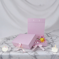 Boîte cadeau magnétique personnalisée avec logo, emballage en papier pliable avec ruban, boîte de luxe pour fleurs et présentation en magasin
