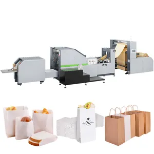 Sacco di carta RKFD-450 che fa macchina sacco di carta di grandi dimensioni che fa macchina per la piccola impresa macchina che forma la carta del sacchetto
